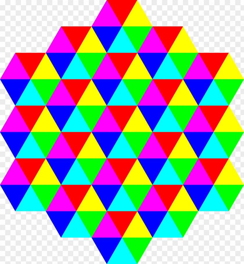 Triangle Tessellation Equilateral Hexagon Shape PNG