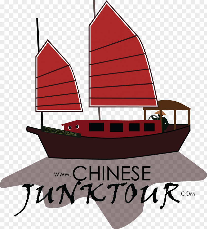 Chinese Junk Boat Sailing Ship Clip Art PNG