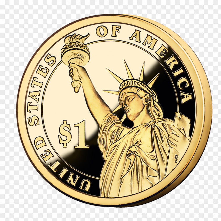 Coin Presidential $1 Program United States Medal Dollar PNG