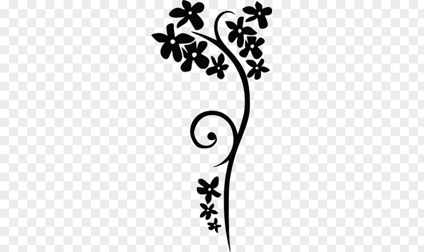 Flower Black And White Clip Art PNG