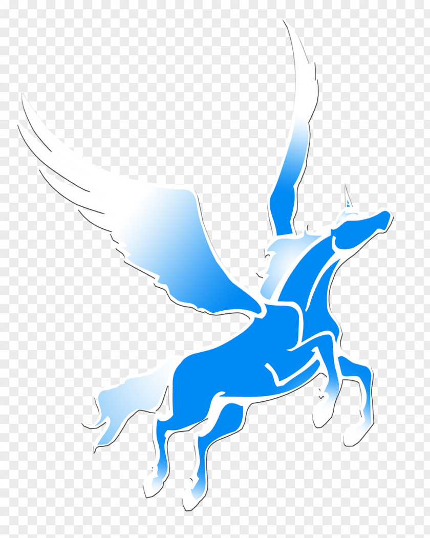 Horse Winged Unicorn Logo PNG