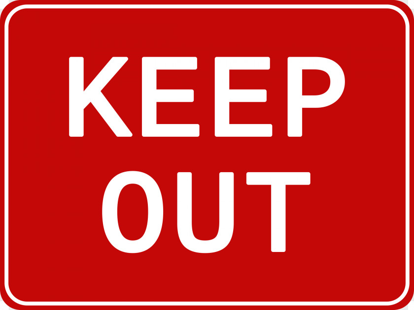 Keep Out Calm And Carry On Flyer Clip Art PNG