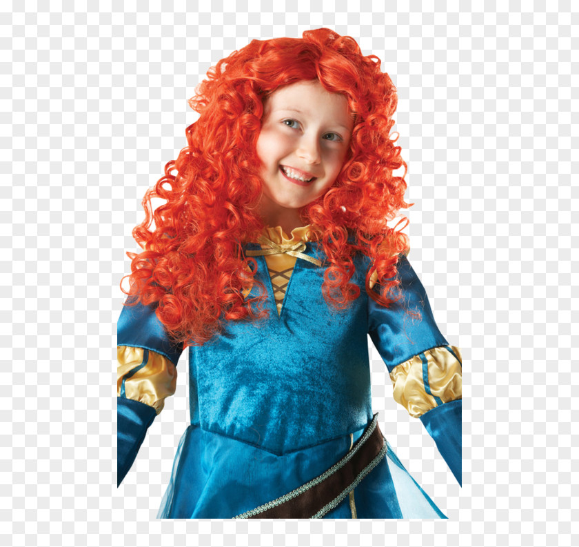 Merida Rapunzel Brave Wig Disney Princess PNG