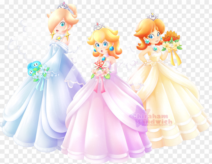 Branch Dress Up Super Mario Odyssey Bros. Princess Daisy Peach Rosalina PNG