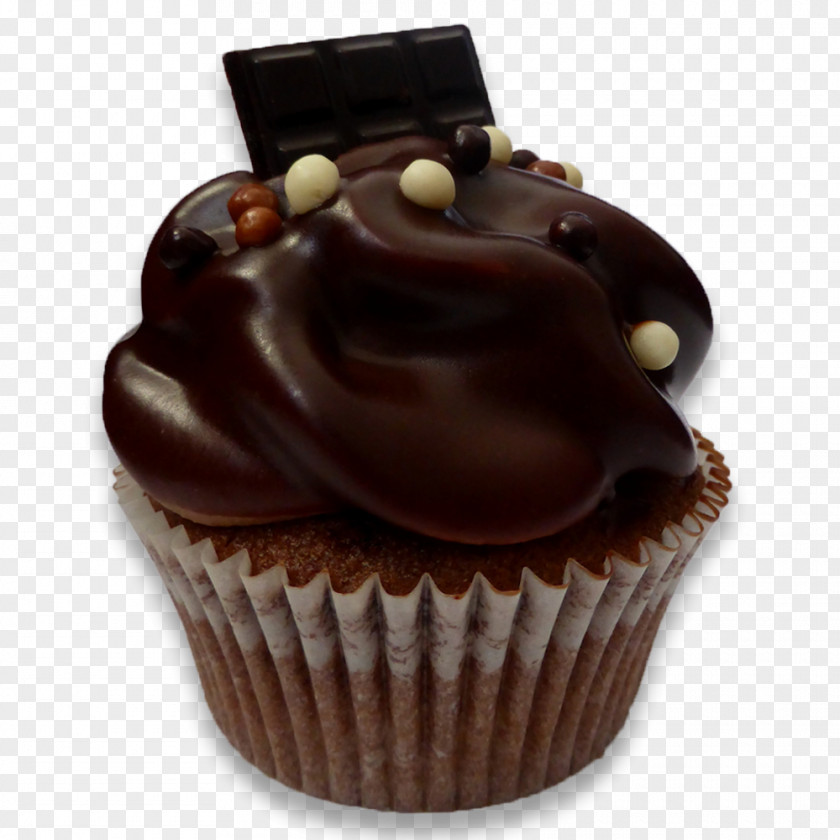 Chocolate Cupcake Cake Ganache Truffle PNG