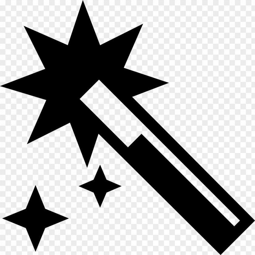 Magic Wand Silhouette Clip Art PNG