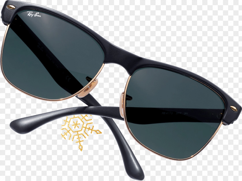 Sunglass Hut Ray-Ban Clubmaster Oversized Sunglasses Goggles PNG