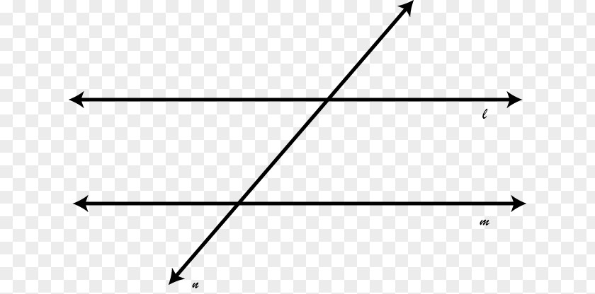 Transversal Angle Line Parallel Mathematics PNG