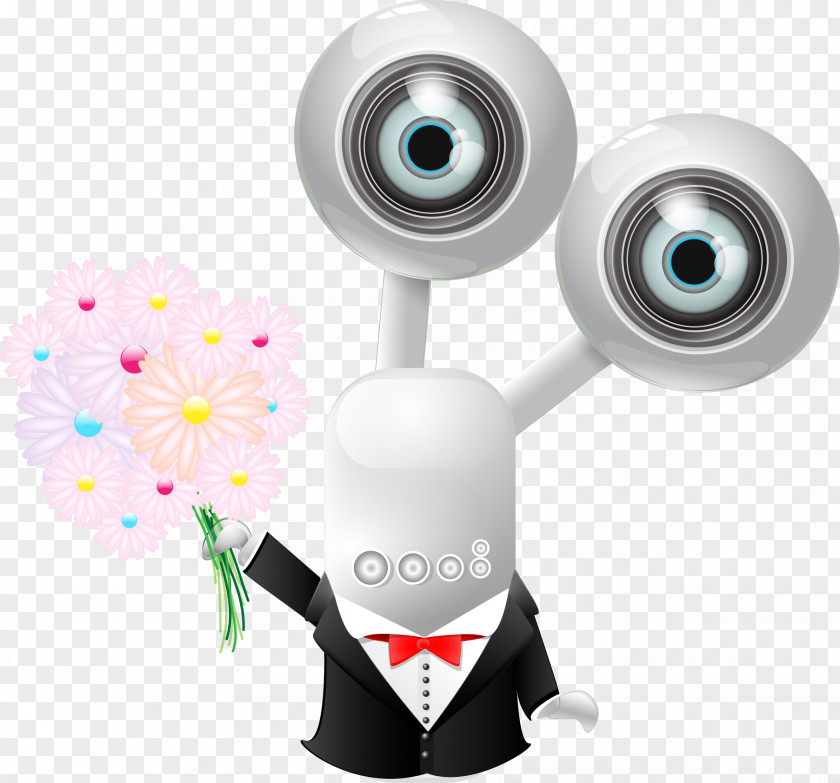 Vector Computer Products Euclidean Humanoid Robot Webcam PNG