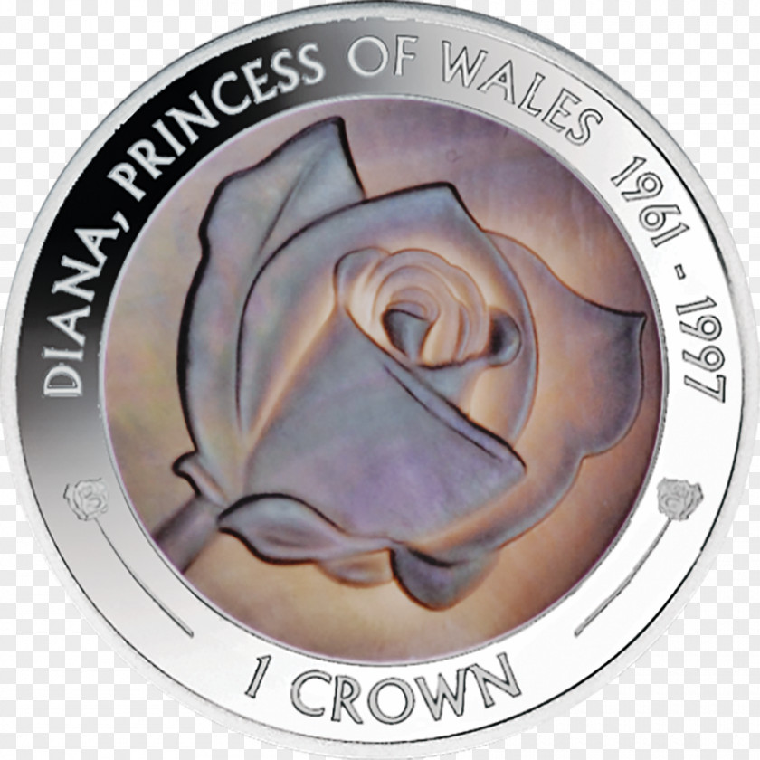 Coin Silver Death Of Diana, Princess Wales Medal PNG
