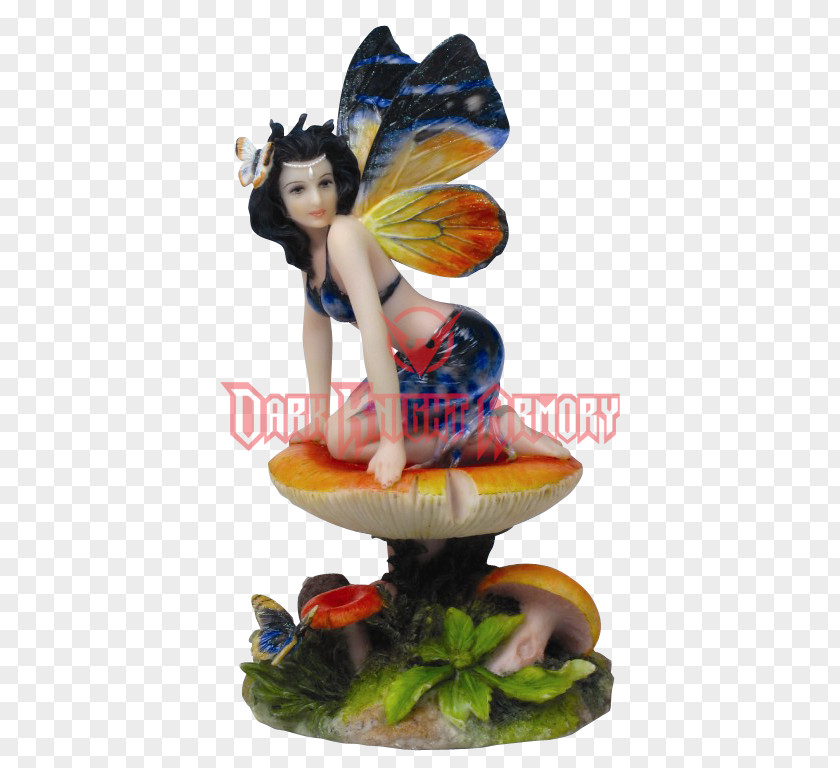 Mushroom Fairy Figurine Statue Legend PNG