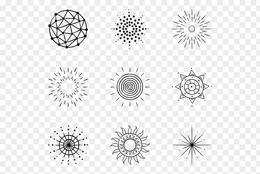 Pack Collection Point Line Art Pattern PNG