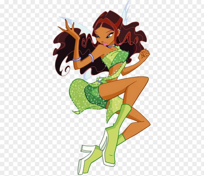 Winx Club Season 6 Aisha Bloom Tecna Flora Stella PNG