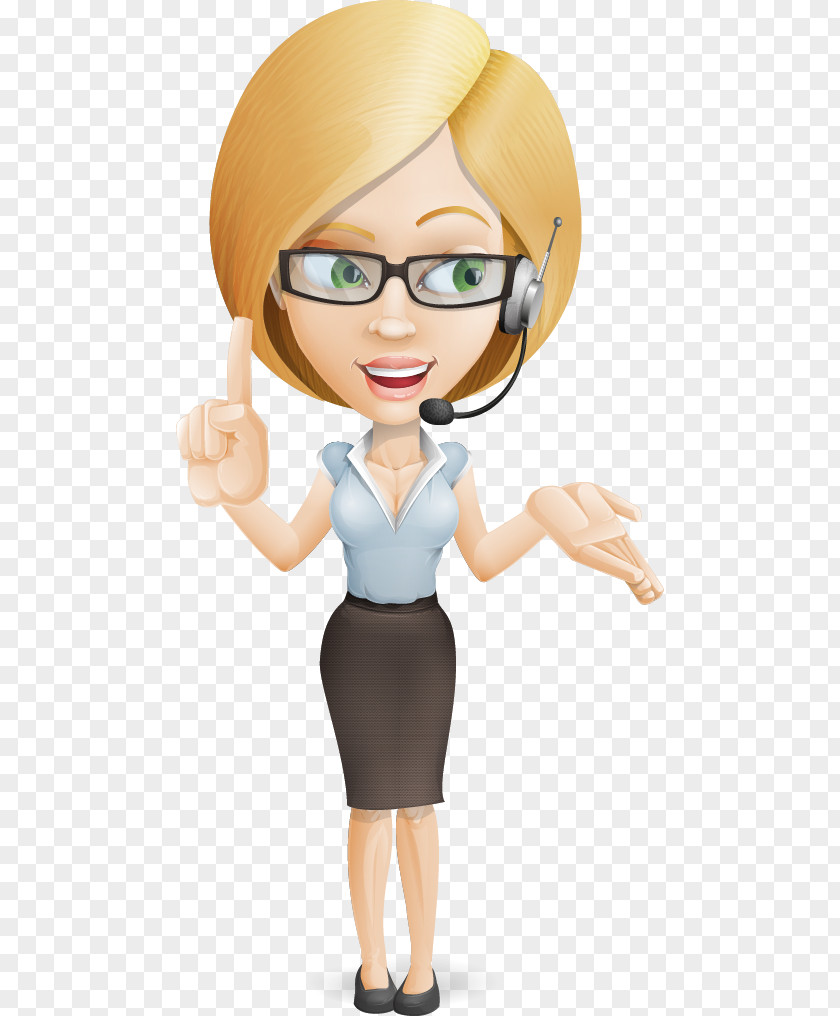 Woman Businessperson Cartoon PNG