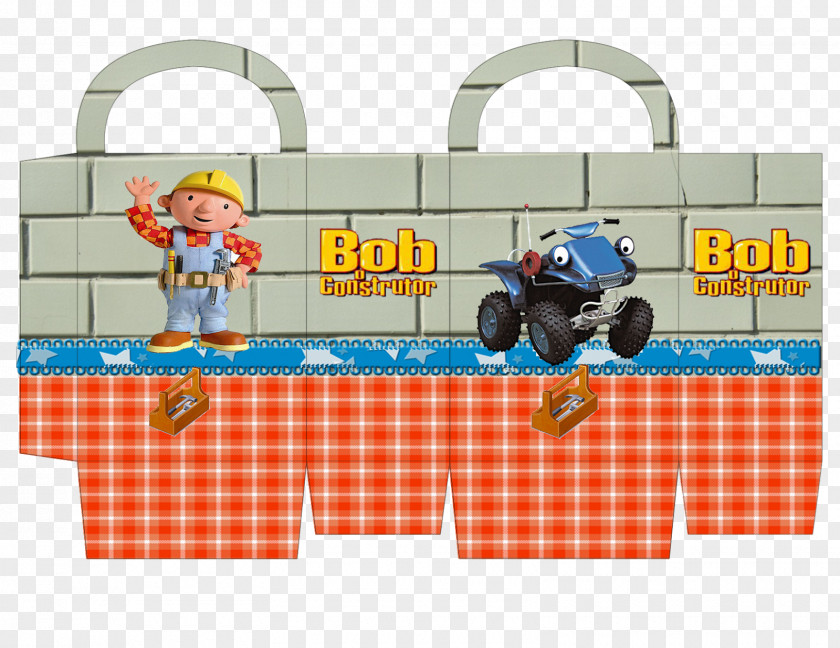 Bob The Builder Party Birthday Convite Email Area PNG