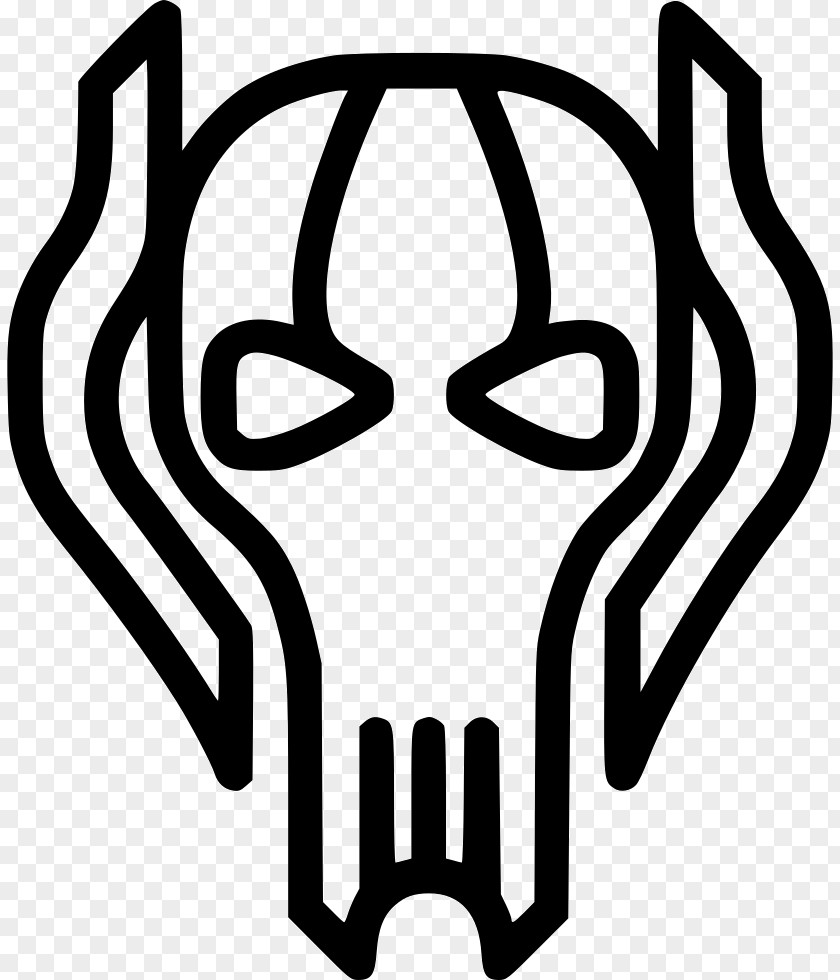Grievous Outline General Darth Vader The Noun Project Star Wars PNG