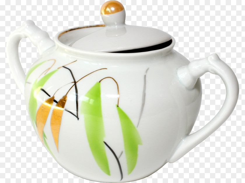 Kettle Porcelain Lid Teapot Mug PNG