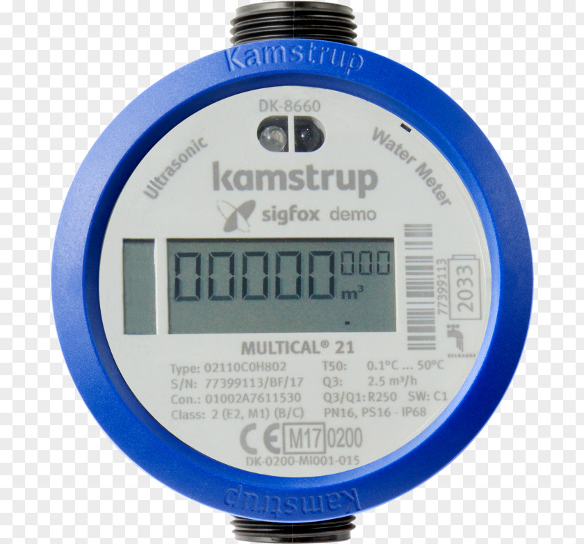 Smart Meter Water Metering Sigfox Kamstrup PNG