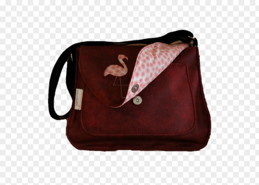 Flamant Rose Sticker Handbag Messenger Bags Shoulder Bag M Leather PNG