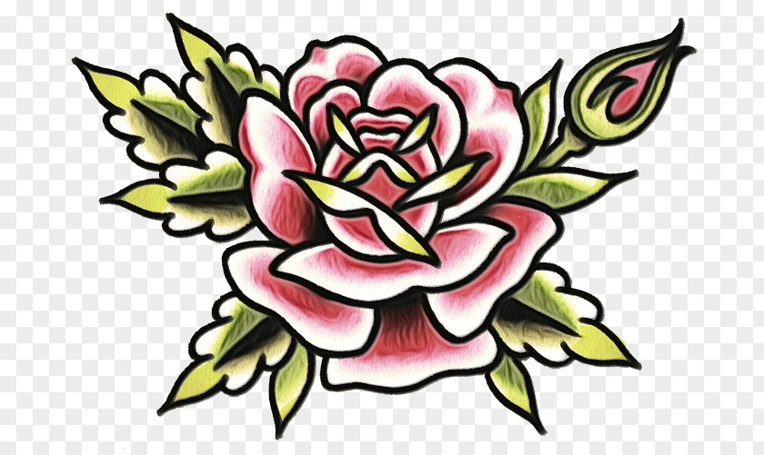 Rose Family Lotus Old School (tattoo) PNG