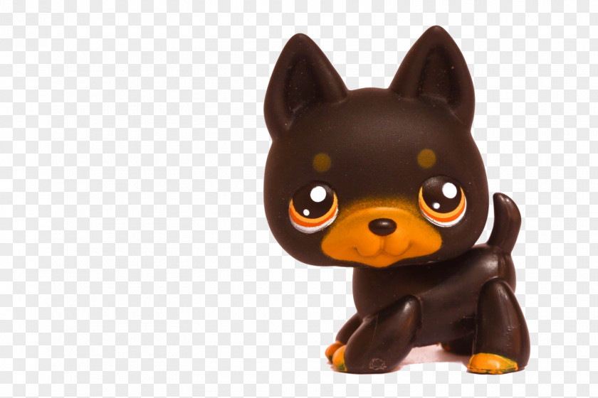 Dobermann Companion Dog Toy Littlest Pet Shop PNG