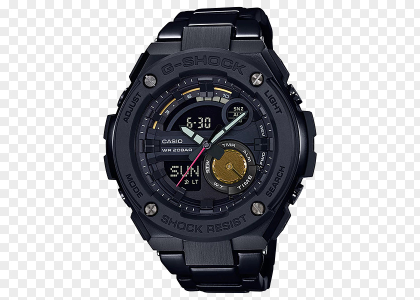 Gst G-Shock Shock-resistant Watch Casio Solar-powered PNG