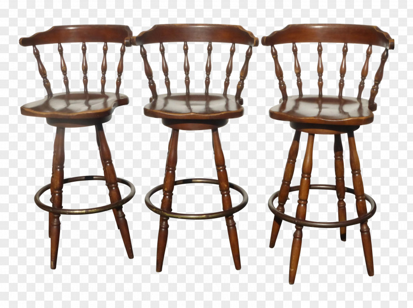 Beautiful Stool Bar Table Swivel Chair Wood PNG