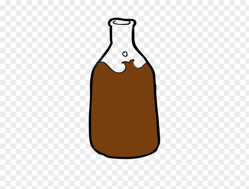 Chocolate Flavor Water Bottles Beer Bottle Glass PNG