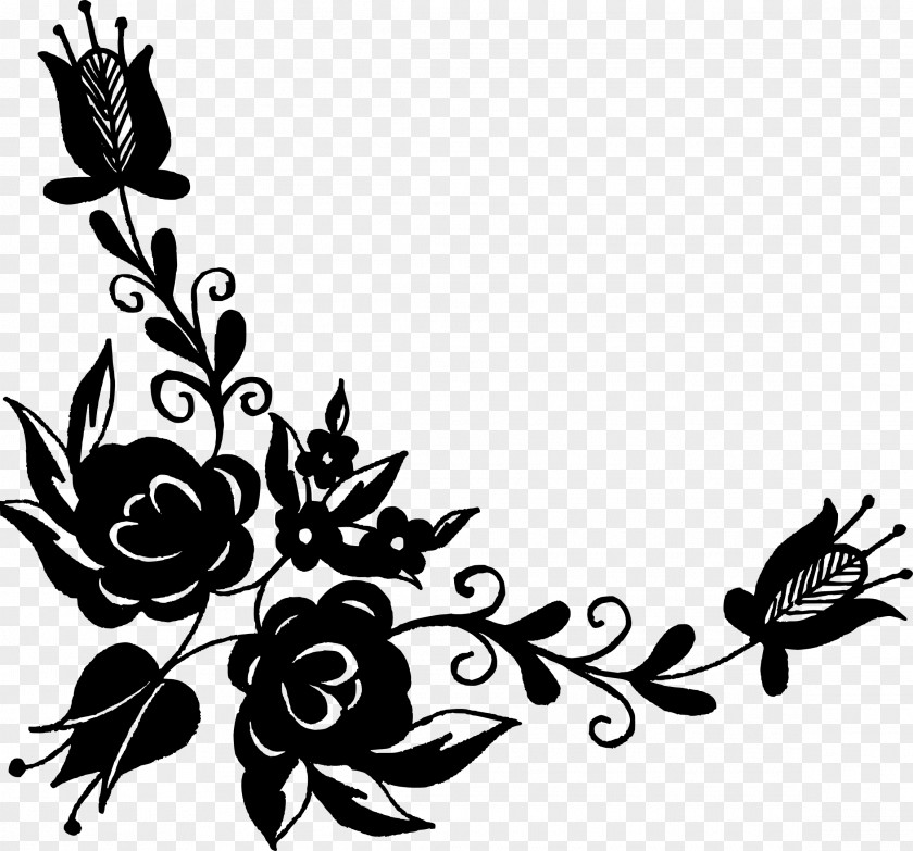 Floral Corner Flower Clip Art PNG