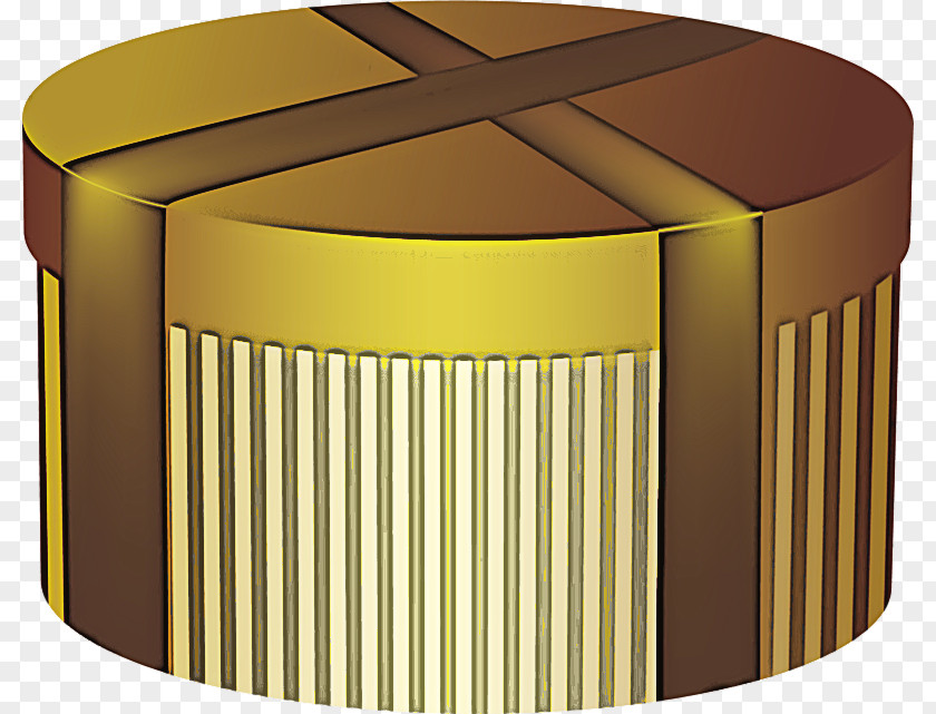 Yellow Cylinder Waste Container Material Property Metal PNG