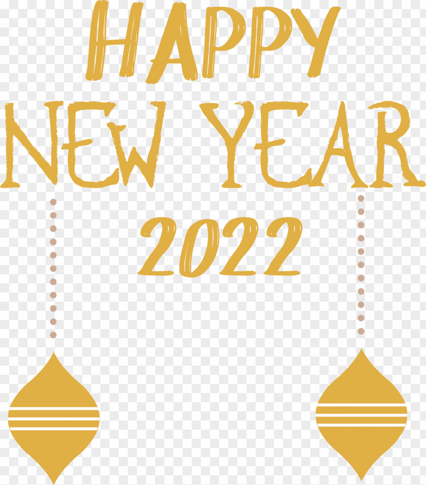 2022 New Year Happy New Year 2022 PNG