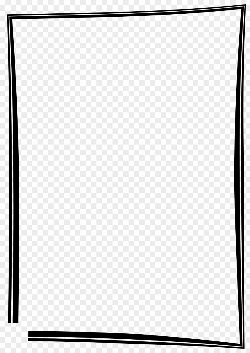 Borders And Frames Picture Black Clip Art PNG