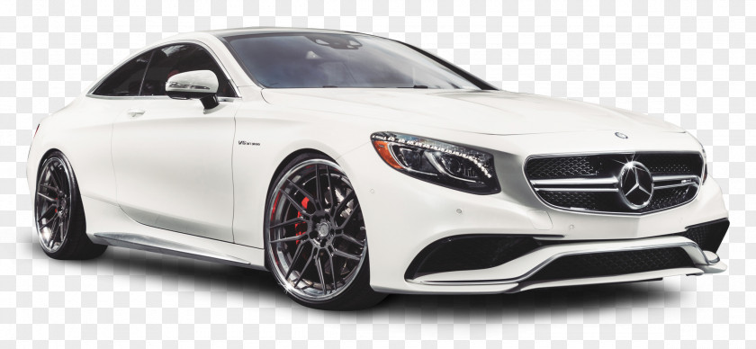 Mercedes Benz S63 AMG White Car Mercedes-Benz SLS S-Class PNG