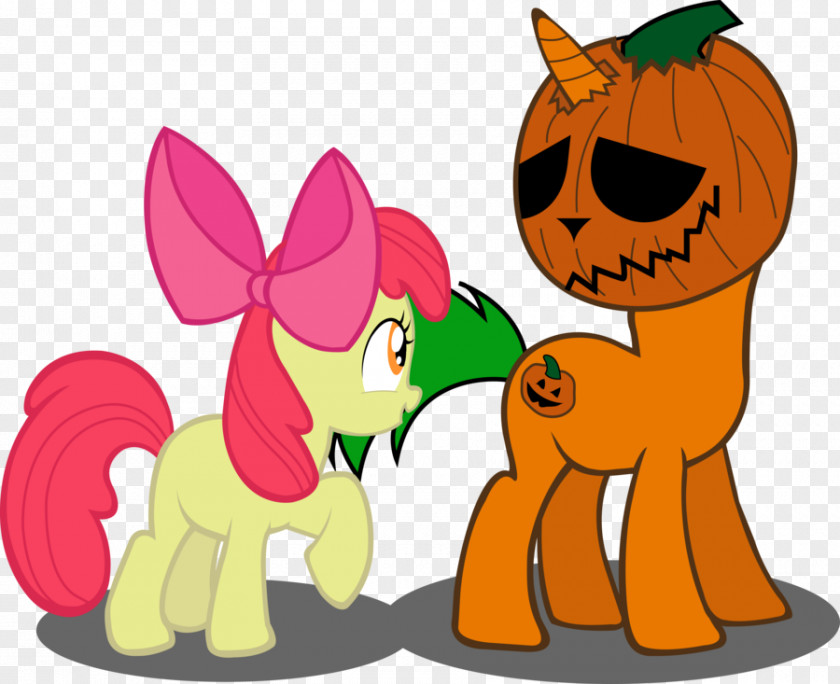 Pumpkin Head My Little Pony Horse Apple Bloom Pumpkinhead PNG