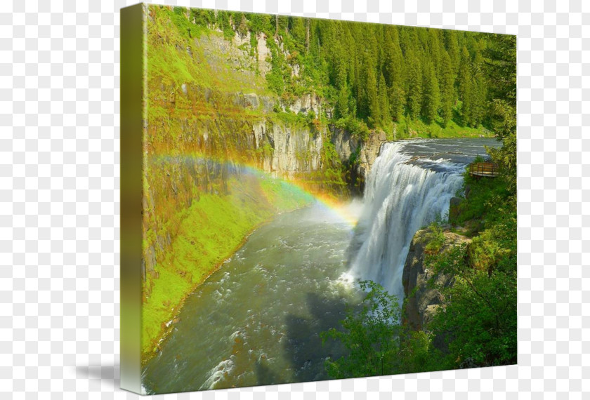 Waterfall Upper Mesa Falls Water Resources Nature Reserve Idaho Gems: Late Intermediate Piano Suite PNG