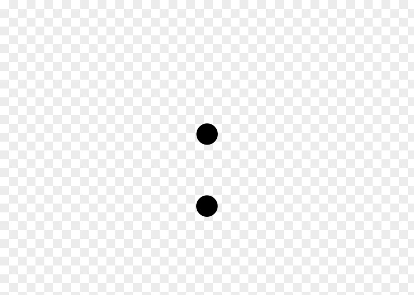 Divided Vector Semicolon Punctuation Full Stop English PNG