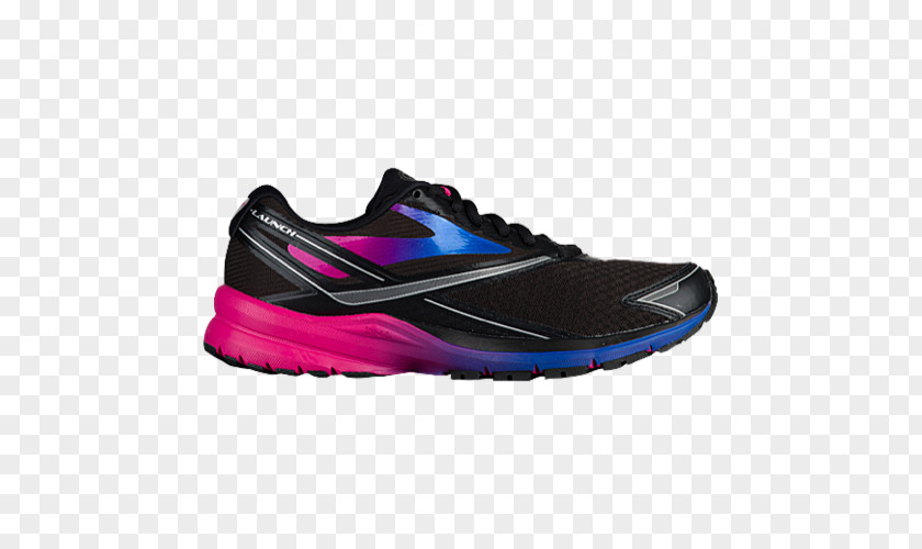 Nike Brooks Women's Launch 4 Neutral Running Shoe Fuchsia Sports Footwear PNG