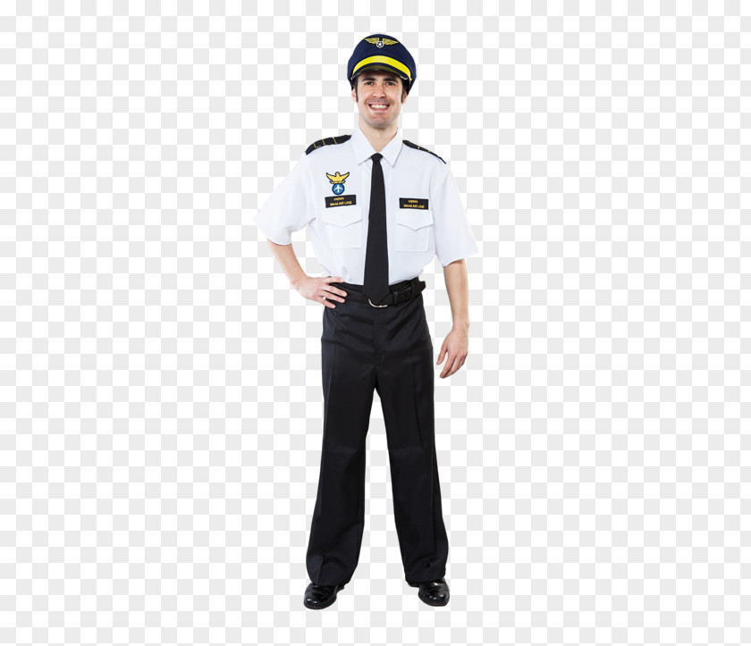 Pilot Uniform Disguise Airplane Costume 0506147919 Adult PNG