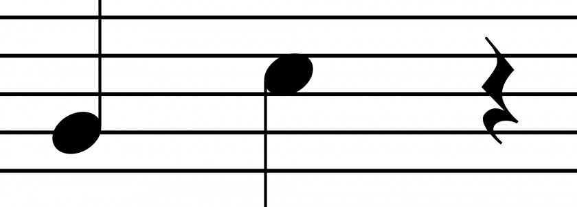 Quarter Note Picture Rest Musical Whole Half PNG