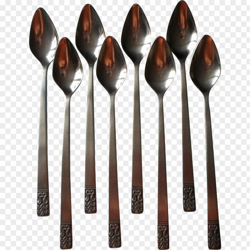 Spoon Iced Tea Wooden Cutlery PNG