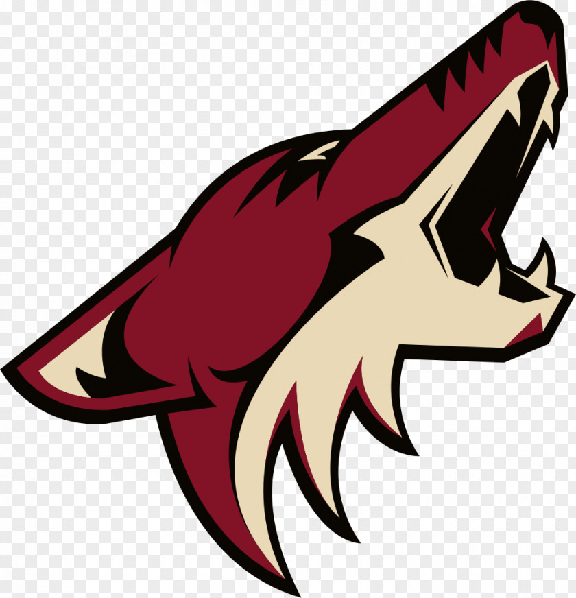 Angry Shark Vector Arizona Coyotes National Hockey League Ice Gila River Arena Anaheim Ducks PNG
