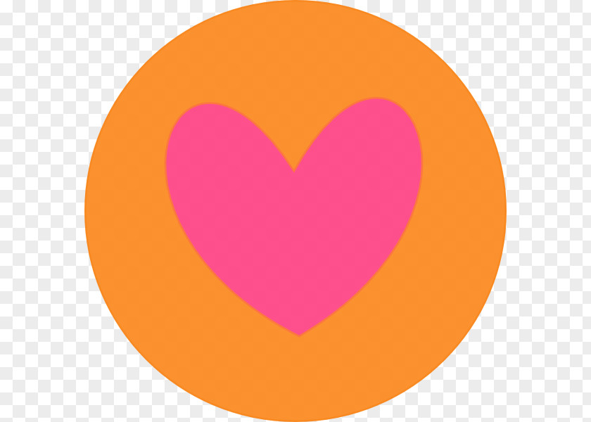 Heart Circle Clip Art Orange Plaza Vector Graphics PNG