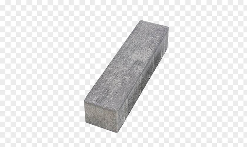Monocolor Sett Concrete Granite Rectangle Curb PNG
