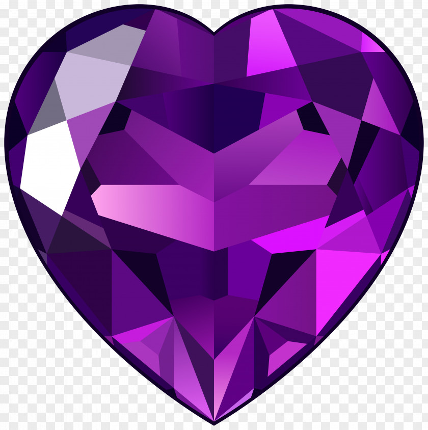 Purple Heart Cliparts Ruby Gemstone Clip Art PNG