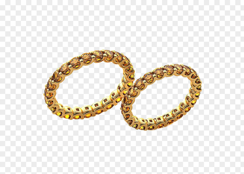 Ring Earring Gold PNG