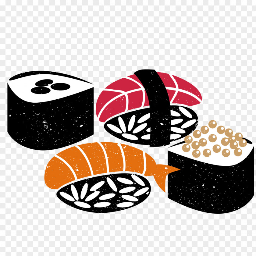 Assorted Sushi Collection Japanese Cuisine Take-out Sashimi PNG