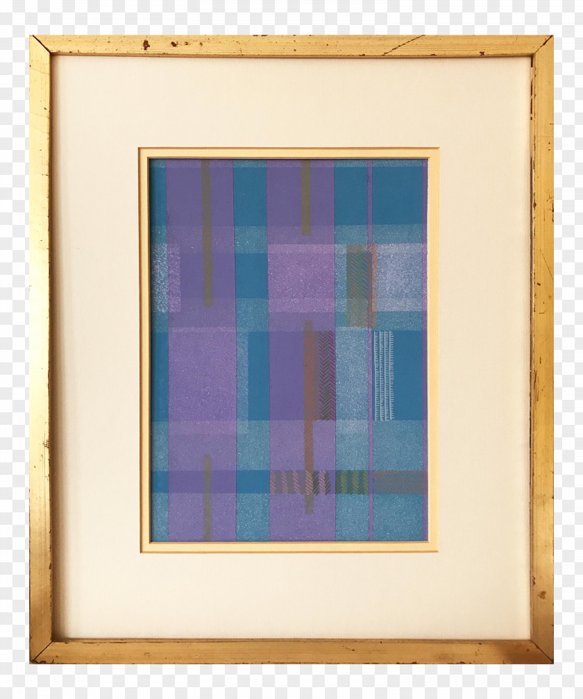 Gouache Patterns Tartan Picture Frames Modern Art Square PNG