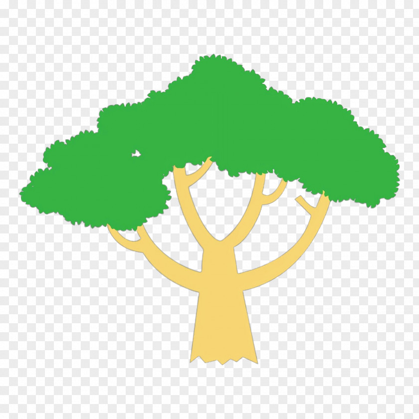 Green Tree Logo Symbol Plant PNG