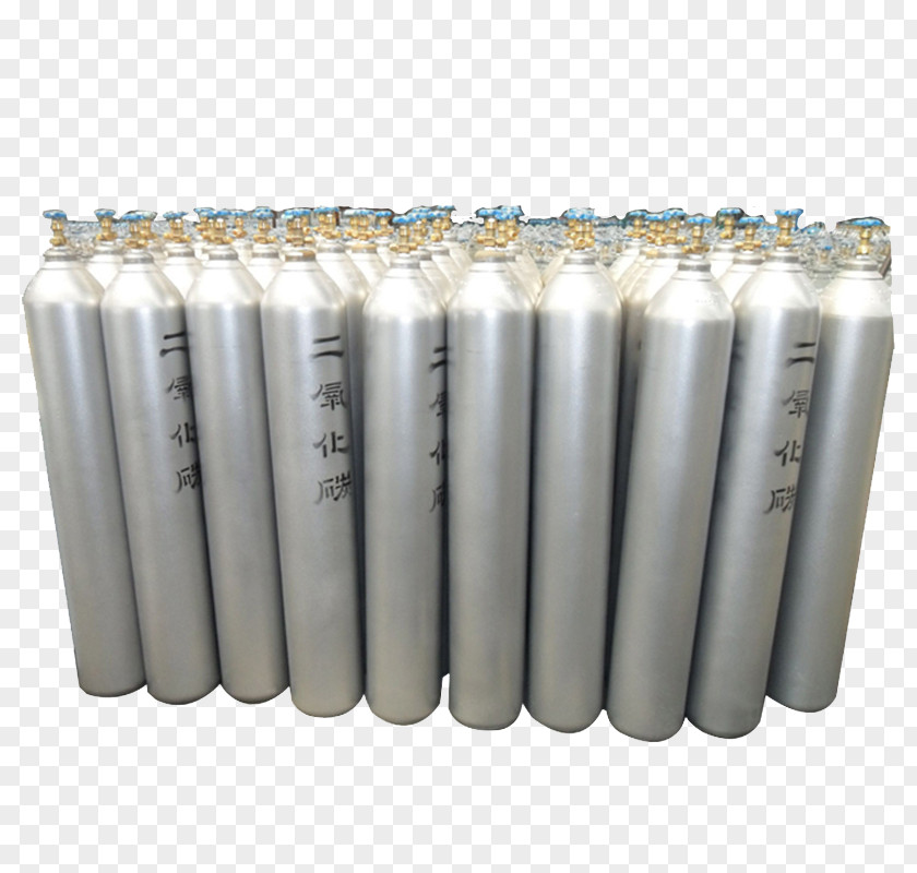 High Pressure Cordon Steel Gas Cylinder Carbon Dioxide PNG