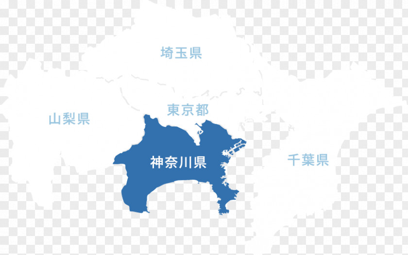 Map 公益社団法人 全日本不動産協会 神奈川県本部 Pixta Prefectures Of Japan 南关东 PNG